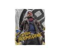 Suicide Squad LOGOVISION :Kill The Justice League, 152x127 cm Boomerang Silk Touch Blanket in White Suicide Squad White 152x127 cm