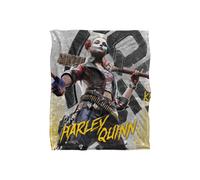Suicide Squad LOGOVISION :Kill The Justice League Blanket, 152x127 cm Harely Silk Touch Blanket in White Suicide Squad White 152x127 cm