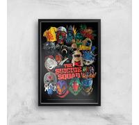 Suicide Squad Poster Giclee Art Print | Size: A2 Suicide Squad Multicolor A2