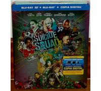 Suicide Squad Steelbook Blu-Ray 3D + Blu-Ray New Sealed