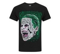 Suicide Squad The Joker Face Men's T-Shirt Black
