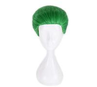 Suicide Squad The Joker Green Wig Cosplay Costume Short Hair Halloween Party Wig For Men + Free Wig Cap MZ-007