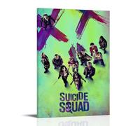 Suicide SquadPosters for Bedroom Aesthetic Poster Decorative Painting Canvas Wall Art Living Room Posters Bedroom Painting Wall Art DecorFrame-style08x12inch(20x30cm)