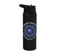 Suicide Survivor I Survived So Can You Matter Men Women Help Stainless Steel Insulated Water Bottle