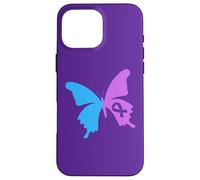 Suicide Survivor Ribbon Awareness Prevention Month Butterfly Case for iPhone 16 Pro Max