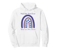 Suicide Survivor You Are Not Alone Love Prevention Rainbow Pullover Hoodie
