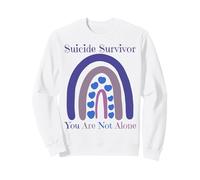 Suicide Survivor You Are Not Alone Love Prevention Rainbow Sweatshirt