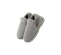 SUICRA Men's Slippers Winter men's cotton slippers, couples stay at home with anti slip warm bags and slippers. Indoor plush youth trendy women's cotton shoes (Size : 38-39)