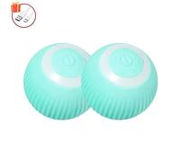 SuiHeill Cat Interactive Ball Toy, Automatic Rolling Ball With Tail, Rechargeable Smart Pet Toy, Intelligent Mouse For Cat(2 Blue Smart)