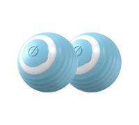 SuiHeill Cat Interactive Ball Toy, Automatic Rolling Ball With Tail, Rechargeable Smart Pet Toy, Intelligent Mouse For Cat(2 Blue Normal)