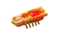 SuiHeill Funny Bugs Cat Toy Automatic Escape Mini Robot Bug Vibration Insect Toys For Cats Electric Operated Cockroach Ladybug(Yellow Red-2)