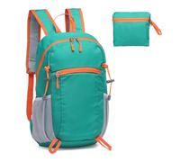 SUIKIHUM 20L Small Hiking Daypack for Women Men, Foldable Packable Backpack, Lightweight Water-Repellent Travel Daypack for Camping Outdoor, Lake Blue