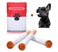 Suilung Dog Toy Puppies Puff Giggle Stick Toys with Box Engaging Funny Interactive Squeaky Dog Toy Stuffed Cute Design for Small and Medium Dogs, Interact, Share, Take Photos