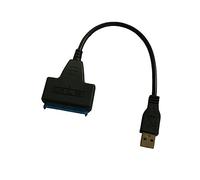 SUIOPPYUW 22 Pin 2.5-inch USB SATA 2.5 Adapter Cables Hard Drive Disk Portable Converter Connector Electronic Computer Wire, USB 2.0