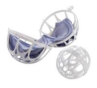 SUIOPPYUW 2Pcs Bra Washing Ball Space-Saving Reusable Cleaning Tools Anti-winding Plastic Underwear Protector Houehold Dormitory