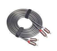 SUIOPPYUW 5MM Splitter Professional Alloy Plug Adapter Headphone Splitter Video Camera Switch Home Supplies for Television CD, 5m