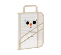SUIOPPYUW A4 Document Bag for Kids and Adults Waterproof Organizer with Zipper School Or Office Life Book Document Organizer PVC, A