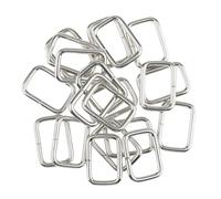 SUIOPPYUW Belt Ring Set 20pcs Metal Buckle Solutions For DIY Artisant Harness Belts Luggage And Backpacks For Making Belts 20pcs DIY Artisant Harness Belt Metal Buckle
