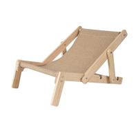 SUIOPPYUW Cat Sofa Bed 4 Levels Adjustable Cat Sisal Lounge Chair Scratcher Mini Beach Sofa Wood Height Adjustable Bed For Pet
