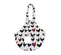 SUIOPPYUW Chicken Bag, Poultry Bag, Chicken Cage Breathable, Easy To Wear. Suitable For Roosters, Ideal For Driving, Colorful Rooster, One size fits all