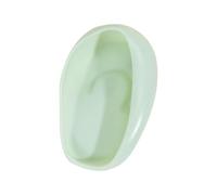 SUIOPPYUW Comfortable Hairdressing Earmuffs Ear Caps Reusable Silicone Soft Waterproof Ear Cover Tool For Hair Dyeing Hair Dye Coloring Covers Hairdressing Cover, Green, 7.7x4.8x1.2cm