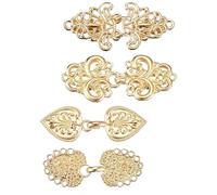 SUIOPPYUW Comfortable Sweater Brooch Clips For Cardigans And Shawls With Brooch Clips For Clothing Fasteners Decorative Jewelry Medieval Cloak Dresses Shawl Cape Fasteners, Gold