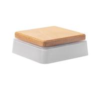 SUIOPPYUW Compact Coffee Scale Electronic Digital Scale Tool Offers Accurate Measurement With Integrated Timing Function For Coffee Perfection Small Food Smart Kitchen, White, 8.3x8.3x4.1cm