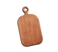 SUIOPPYUW Compact Wooden Cutting Board Chopping Board for Baby Food Preparation Making Cooking Effortless at Home Wooden Steak Bread with Hanging Hole, Wood, M