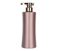 SUIOPPYUW Dish Liquid Soap Dispenser Hand Pump Bottles Beautifully Crafted Bathroom Accessories Efficient Liquid Dispensing Bath Lotion Dispenser Container Holder Restroom, Pink, 25.5x7.8cm