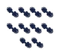 SUIOPPYUW DIY Crafting With Chinese Knot Frog Button Elegant Traditional Adds Distinctive To Clothing Making Size For Adding To Clothing Without Being Too Overpowering. Chinese, Navy Blue