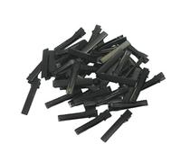 SUIOPPYUW DIY Hairbow Accessory Black Hairclip With Strong Hinge Opening Office And Home Organization Needs MaterialIron Single Prong HairClip Hair Pin Flat Top