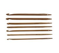 SUIOPPYUW DIY Needlework Yarn Supplies Rug Making Tools Long Smooth Wood Crochet Hooks Reduce Hand Pain While Creating Extra Long Crocheting Sewing Weaving Blunt Needle