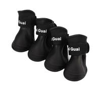 SUIOPPYUW Dog Winter Apparel Protective Rain Shoes With Paw Protectors Designed For Small Medium Dogs Comfortable For Winter Snowy Days Paw Protectors Snowy Day Rainy Weather, Black, M