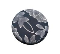 SUIOPPYUW Elastic Barstool Chair Seat Cover Wide Application Easy to Clean and Beautify Bar Furniture Stool Cover Polyester, Ancient Rhymes, 28-40cm Diameter
