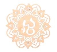 SUIOPPYUW Ethnic Indian Wall Decor Hand Carved Wooden Art Adds Charm to Meditation Sanctuary Or Even As Eye Catching Piece in Home Office Or Bedroom Wall, Style A