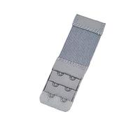 SUIOPPYUW Extension Strap Bra Extender Buckle 2 Hooks Brassiere Intimate Stretchy Buttons Clips Replacement Gadgets 3 Rows, silver gray