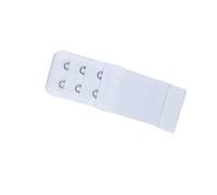 SUIOPPYUW Extension Strap Bra Extender Buckle 2 Hooks Brassiere Intimate Stretchy Buttons Clips Replacement Gadgets 3 Rows, white