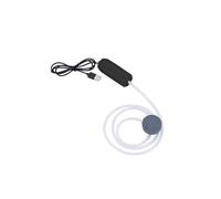 SUIOPPYUW Fish Tank Oxygen Pump USB Powered Portable Quiet Air Pump Accessories for Efficient Fishing and Air Stone Fittings are Equipped with Regulating Valves, Large Volume Black, 90mm Long