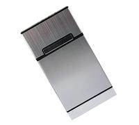 SUIOPPYUW Flipping Lid Storage Box Metal Portable Home Herbal Stain Dust-Proof Organizer Case Container Holder for Man Male, Grey grey