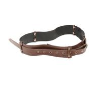 SUIOPPYUW Gothic Medieval for Buckle Belt Fashionable Vintage Made Exquisite Suitable for All Seasons Holidays Special Occasions Cosplay Costume Knights Dress Belt Jeans Jumpsuit, Brown, 120x4.5cm