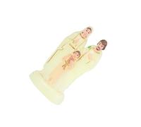 SUIOPPYUW Holy Family Statue For Office Decor Gift For Anniversaries Religious Figurine Christian Catholic Tabletop Housewarmings, Luminous, 7x5x10.5cm