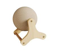 SUIOPPYUW Interactive Scratch Cardboard Pad Fun Rabbit Scratching Toys For Bunnies Ferrets Enjoyable Indoor Activity Rabbit Scratching Toys Sisal Bunny Scratcher Ball, L