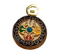SUIOPPYUW Intriguing Buddhist Mantra Charms Opened Small Box Beautifully Designed Tibetan Pendant Encouraging Reflection Buddhism Religion Jewelry Collection