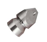 SUIOPPYUW Jet Nozzle Pressure Washer Sewer Nozzle Durable Tool Heavy Dirty Cleaning Projects Every Day 5 Holes For Rear. MaterialMade Of Stainless Steel Pressure Washer Sewer, 1in female thread