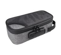 SUIOPPYUW Lay Flat Cosmetic Bag Lockable Makeup Storage for Easy Access and Organization Makeup Bag with Compartments Cloth, B