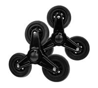 SUIOPPYUW Lightweight Replacement Shopping Cart Trolley Wheels With Robust Anti Slip Tri For Everyday Foldable Shopping Cart Wheels Is Made Of Rubber Foam And Plastic