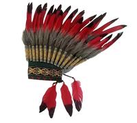 SUIOPPYUW Lovely Indian Hat Headpiece Graduation Masquerade Costume Accessory At Parties And Dance Shows Lightweight And Comfortable To Wear. Headwear Is In Size, Style C