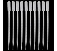 SUIOPPYUW Low Density Polypropylene Transfer Pipettes Graduated 50 Pack Liquid Dropper Clear Flexible Translucent Utility 50 X 10 Ml Graduated Pipette In 1ml 1-10ml