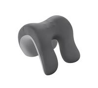 SUIOPPYUW Memory Foam Napping Neck Pillow Office Chairs and Adapting to Various Sleeping Positions Headrest Pillow for Neck Has Memory Foam Provides Soft Support, Dark and Light Gray, 25 x18 x28 cm
