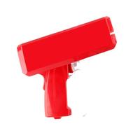 SUIOPPYUW Money Gun, Is A Fun Gun Can Or Fake Bills, Flyers. It's Durable, And Easy Carry, For Parties, Weddings, And Club, Red